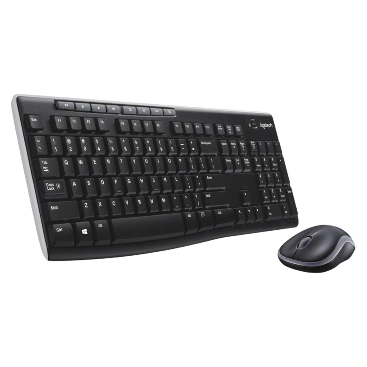 LOGITECH MK270 Siyah Klavye ve Fare, ABD Düzeni