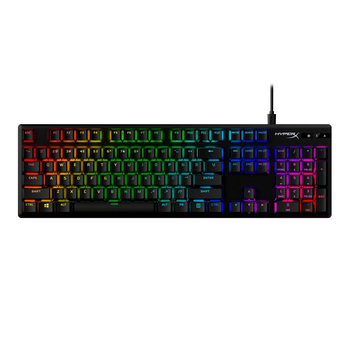 HYPERX Alloy Origins Mekanik Oyun Klavyesi, Siyah