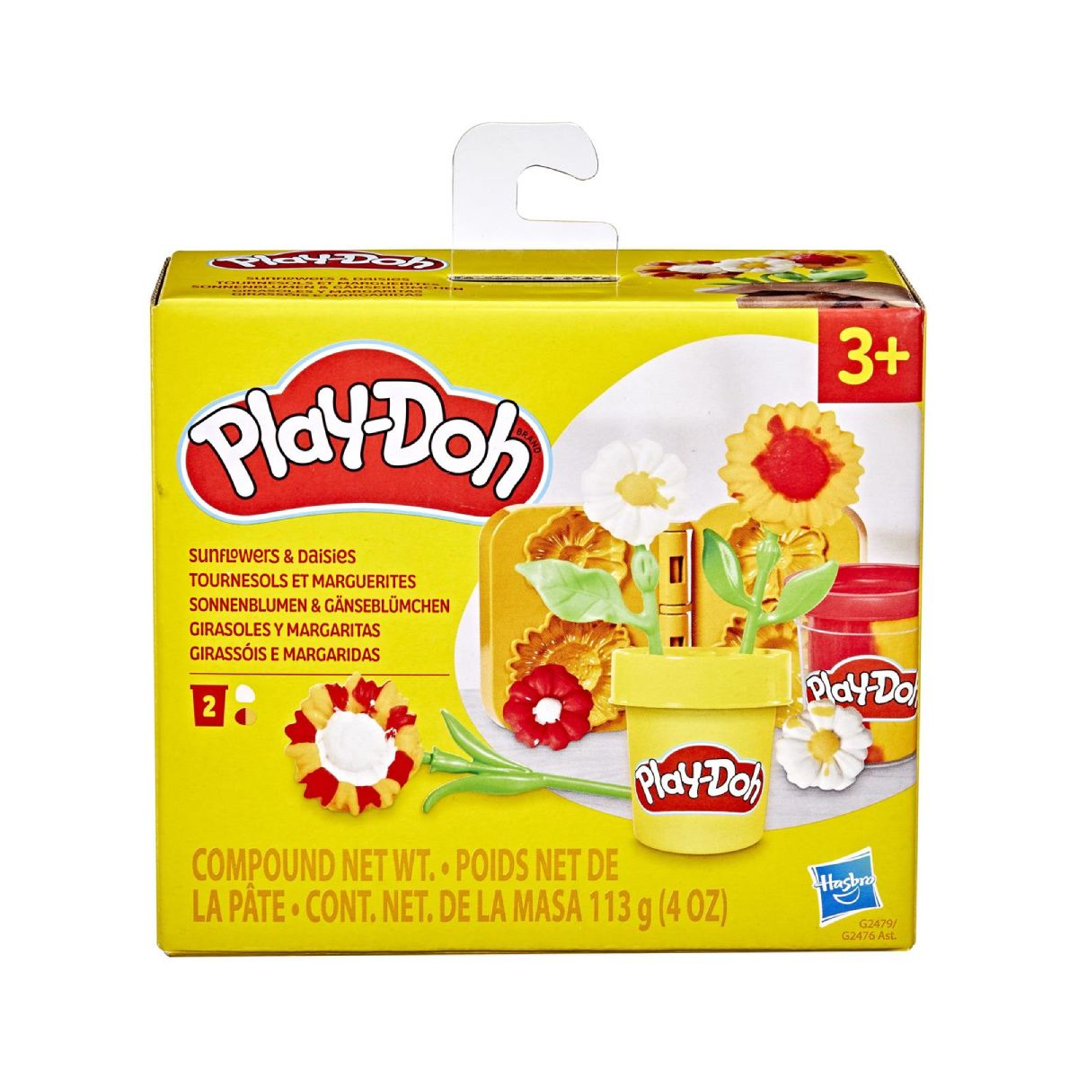 HASBRO 111893 Play‑Doh Küçük Çiçekler, Ayçiçeği ve Papatyalar