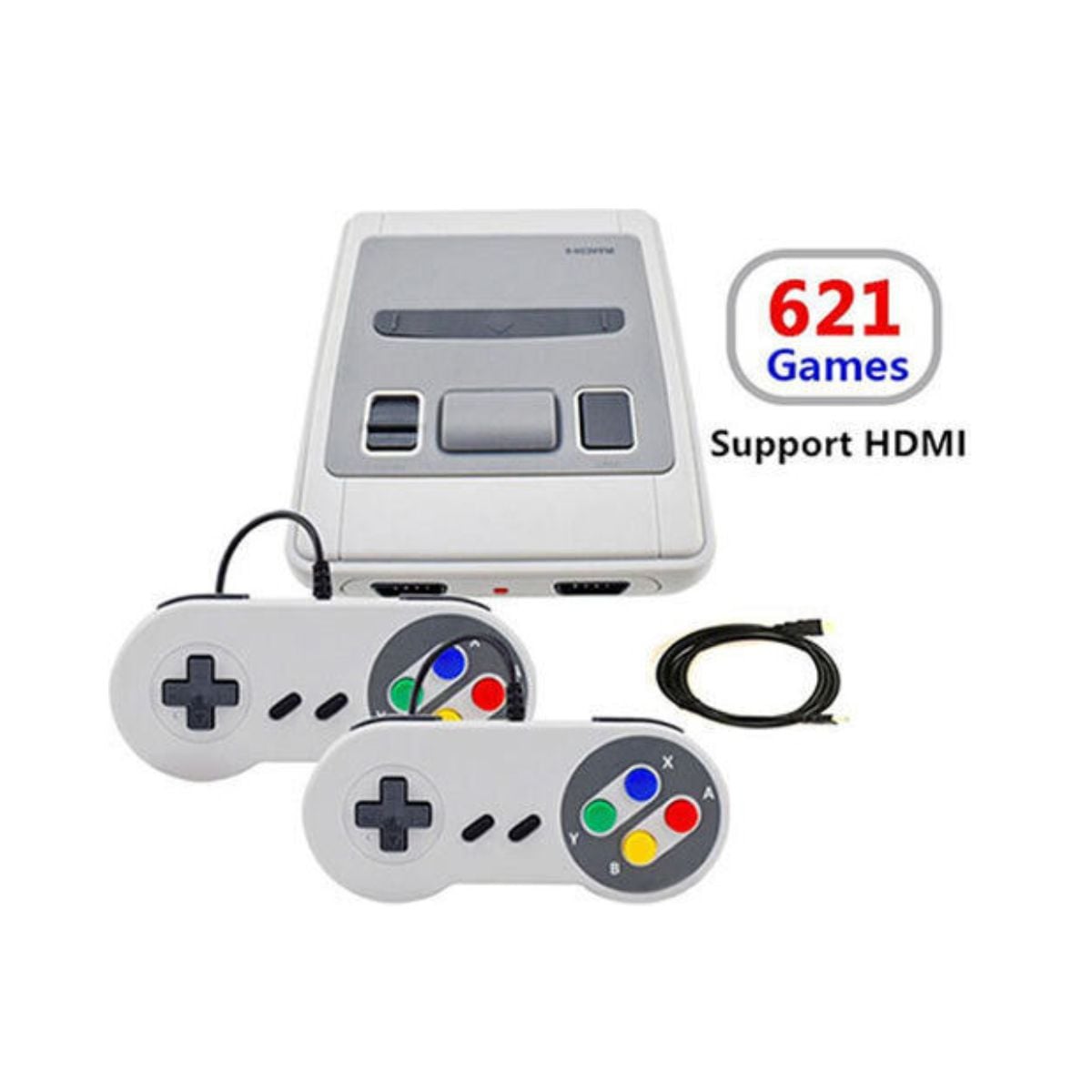 PEGASUS 2 CT-GC-PEG2 Elektronik Çocuklar İçin Retro TV Oyun Konsolu, 621 Oyun