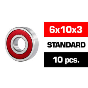 6X10X3MM "HS" LASTİK MÜHÜRLÜ RULMAN SETİ (10 ADET)