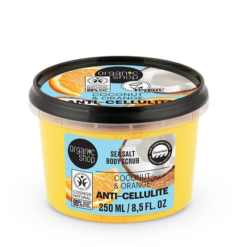 Organic Shop Selülit Karşıtı Tuz Vücut Peelingi 250ml