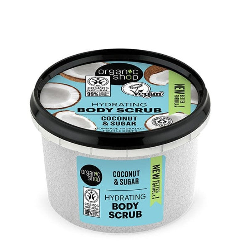 Organic Shop Nemlendirici Vücut Peelingi Hindistan Cevizi & Şeker 250 Ml
