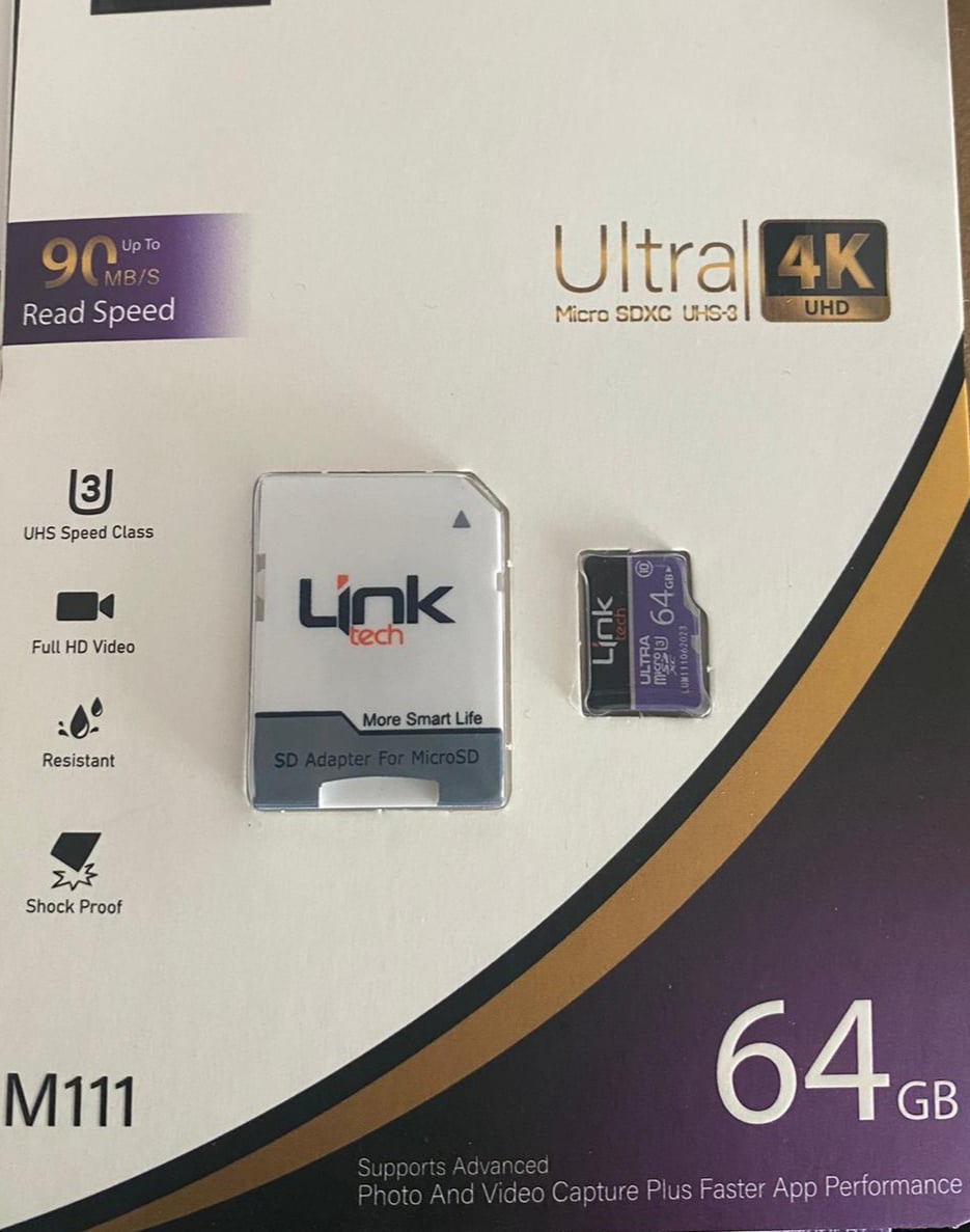 Linktech M111 64 Gb Microsd Hafıza Kartı