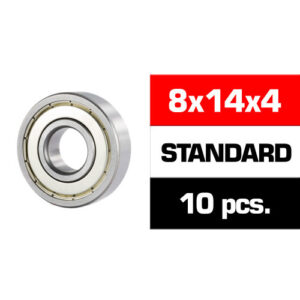 8X14X4MM "HS" METAL KORUMALI RULMAN SETİ (10 Adet)
