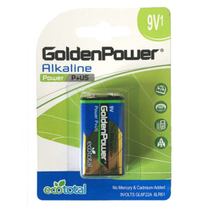 9V Alkalin Pil GOLDENPOWER Power Plus GL6F22A0GC1H