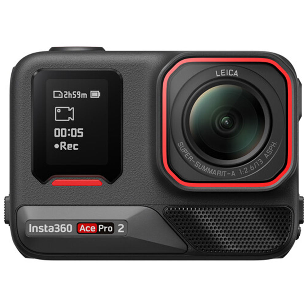 Aksiyon Kamerası INSTA360 Ace Pro 2 Çift Pil Seti Siyah
