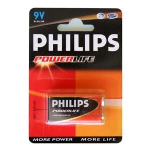 PHILIPS 9V 6LR61 Alkalin Pil
