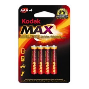 KODAK Max K3A-4 Alkalin Pil 1.5V AAA 4'lü