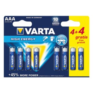 VARTA High Energy Alkalin Pil 1.5V AAA 8'li