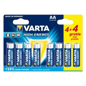 VARTA High Energy Alkalin Pil 1.5V AA 8'li