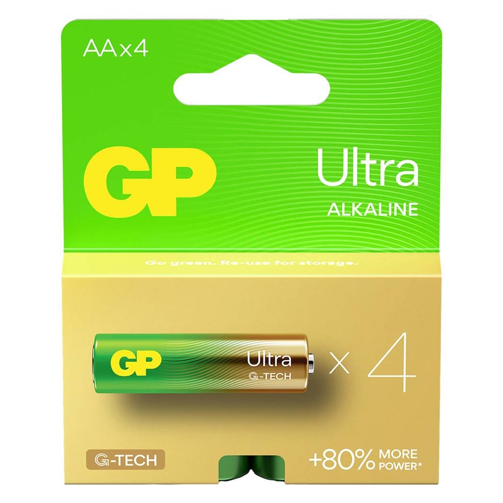 GP Ultra Alkalin Pil 1.5V AA 4'lü GPPCA15AU790