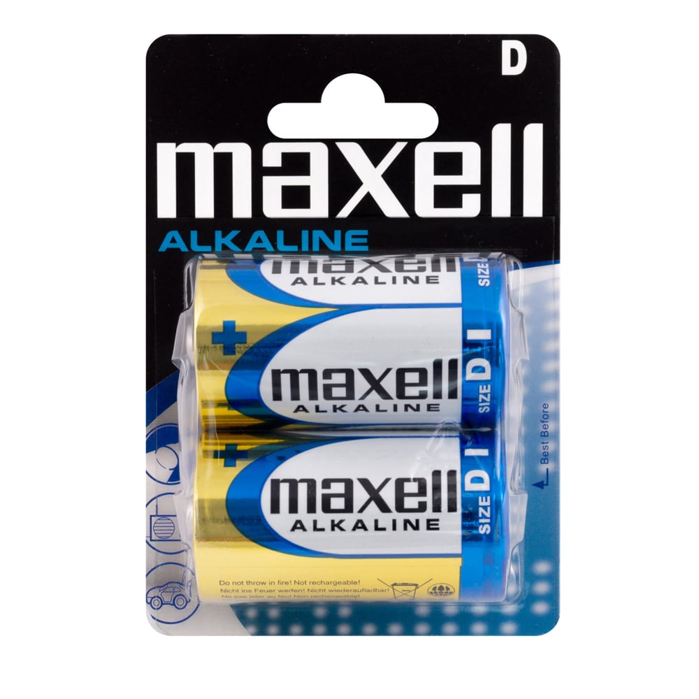 MAXELL Alkalin Pil 1.5V D LR20 2'li
