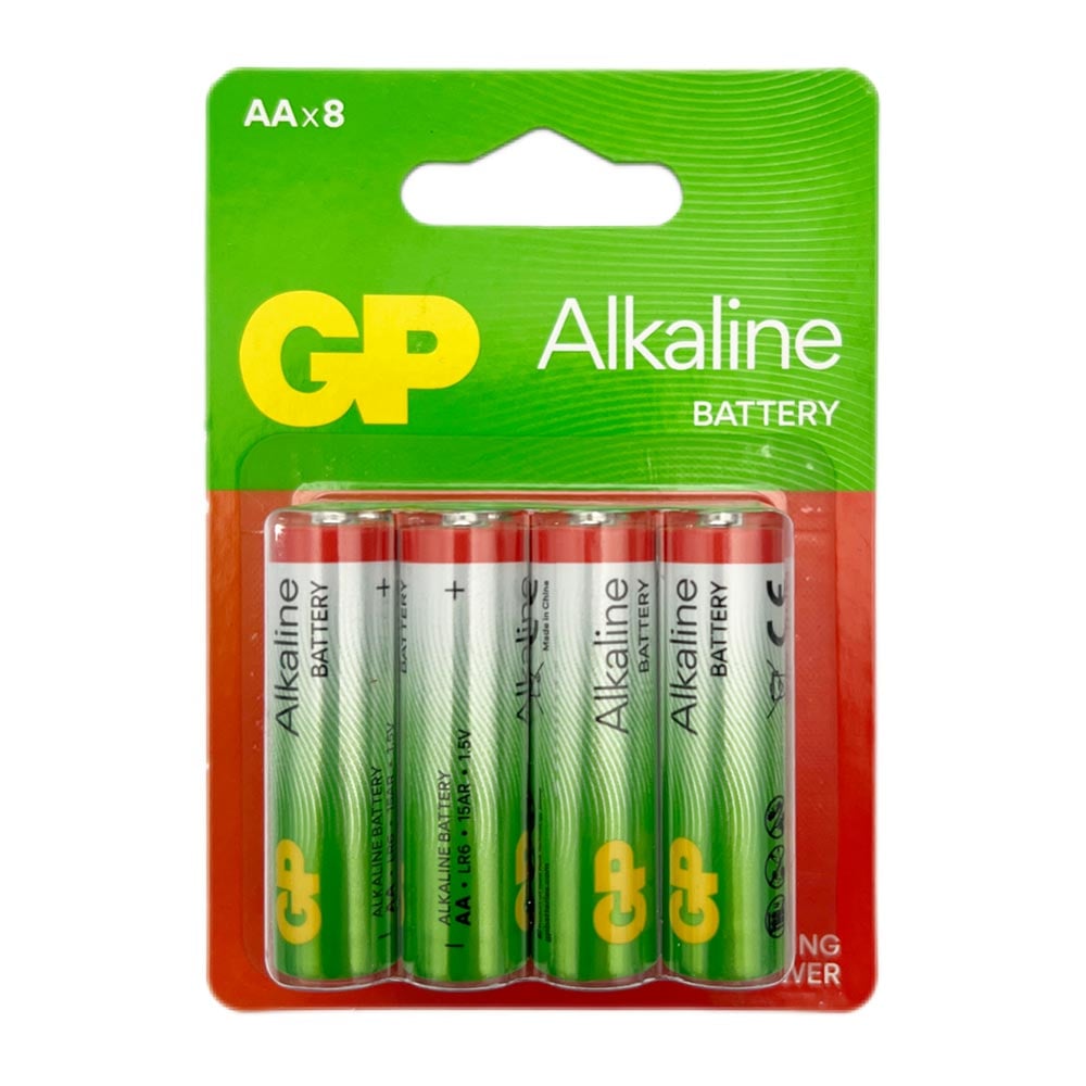 Alkalin Pil 1.5V AA 8'li GP GPPCA15AR014