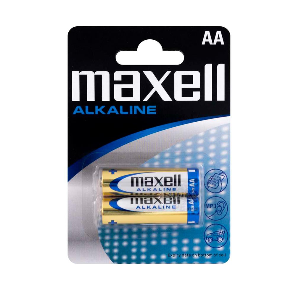 Maxell Alkalin Pil 1.5V AA LR6 2 Adet