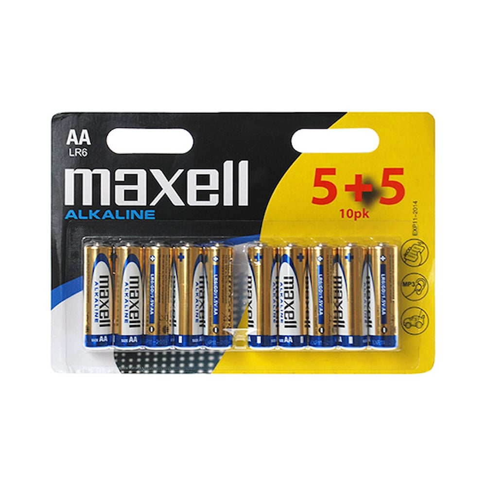 MAXELL 1.5V AA Alkalin Pil 10'lu