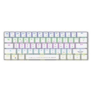 ARMAGGEDDON MBA-61RW Starling Kablosuz Oyun Klavyesi US RGB Beyaz