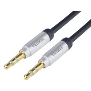 YENKEE YCA 201 BSR Siyah 1M 3.5mm Erkek/3.5mm Erkek Ses Kablosu