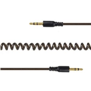 Ses Kablosu Spiral 3.5mm Jak Erkek/3.5mm Jak Erkek 1.8M CABLEXPERT CCA-405-6