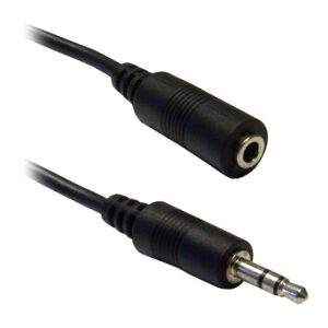 Audio kablo 1 x 3.5mm jak erkek/1 x 3.5mm jak dişi 1.5m MINWA 38-252