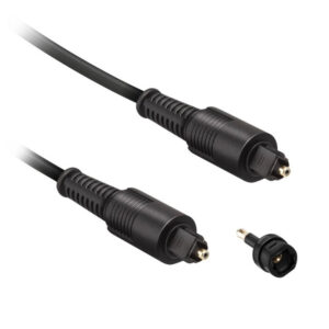 Ses Kablosu Optik Toslink Erkek/Toslink Erkek 1.8m + 3.5mm Toslink Adaptör EKON ECATOSL18AD