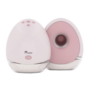 Cordless Breast Pump MOMINI Twinharmony 2 in 1 white/pink