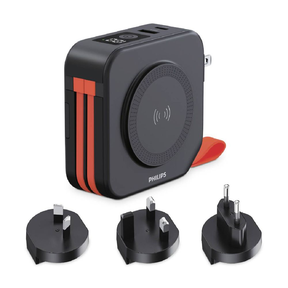 PHILIPS FastCharger 10000mAh Seyahat Güç Bankası DLP4347CB/GRS siyah