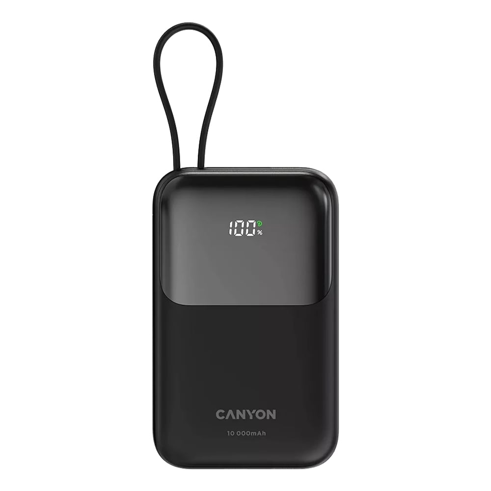 Power Bank 10000mAh CANYON FastCharger OnPower 101 (PD) CNS-CPB101BK siyah