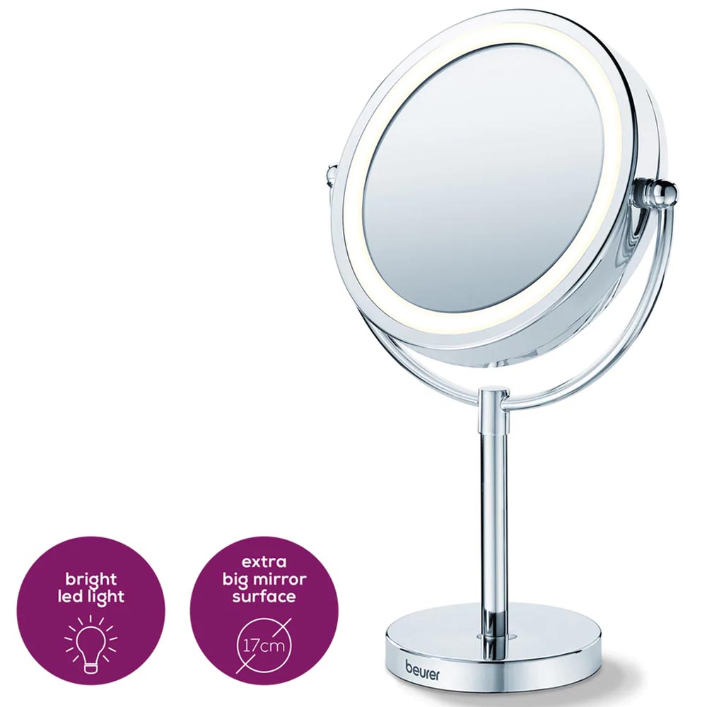 Beauty Mirror BEURER BS 55 silver