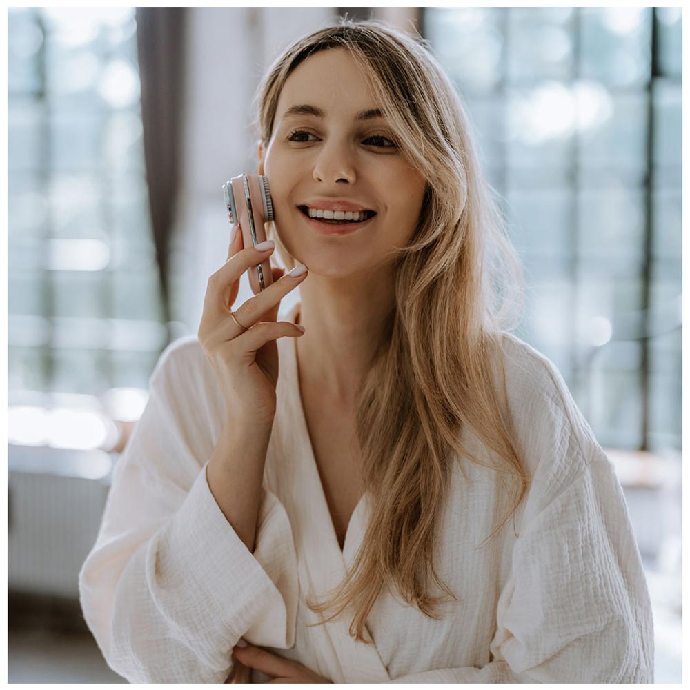 BEAUTIFLY Fresh Duo Care Yüz Temizleme Fırçası Şeftali Pembe