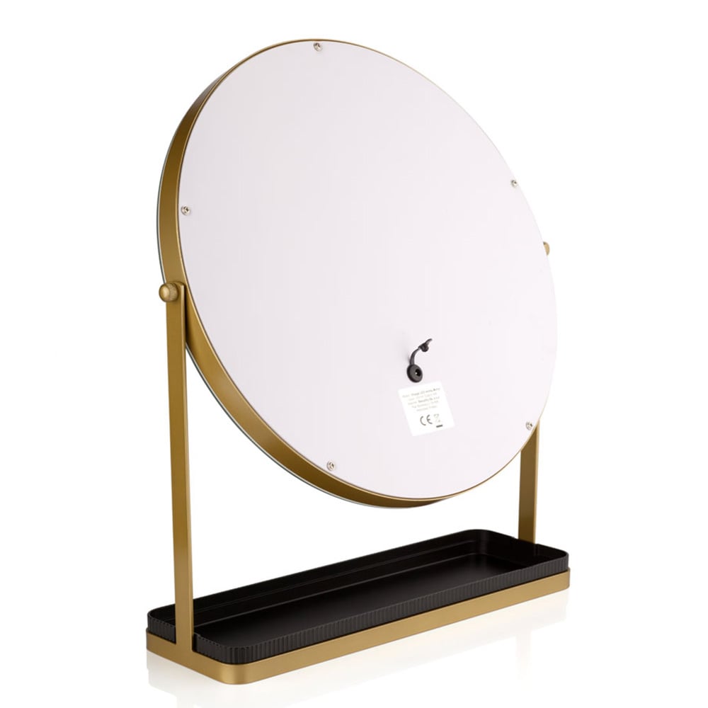 Beauty Mirror BEAUTIFLY Round LED Vanity gold