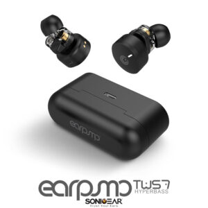 Bluetooth Kulaklık SONICGEAR Earpumps True Wireless 7 Hyperbass TWS7B Siyah