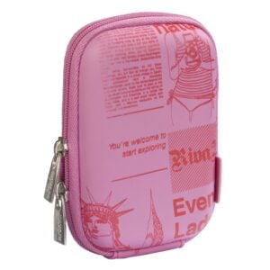 RIVACASE 7023 Pembe Kamera Kılıfı (Gazete)