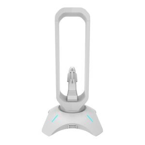 CANYON CND-GWH200PW RGB Beyaz PC Kulaklık ve Mouse Bungee Standı