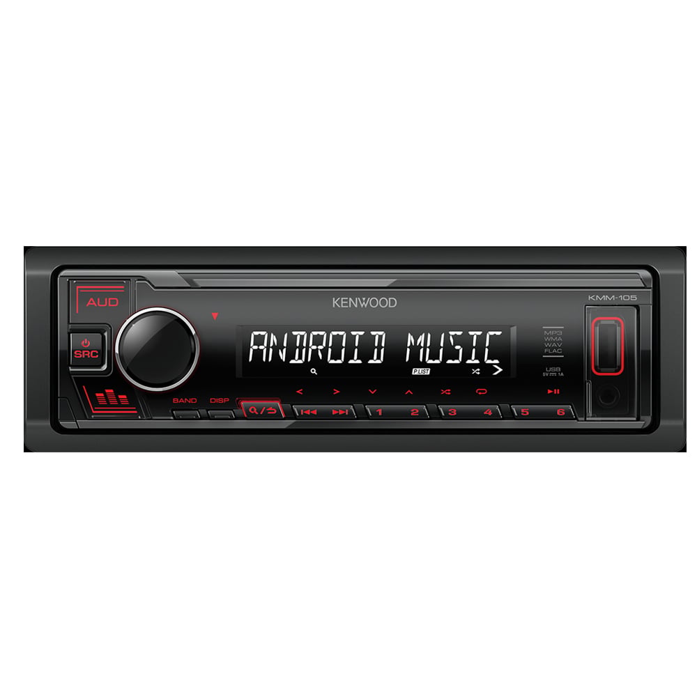 Kenwood KMM-105RY Siyah Araç Hoparlörü