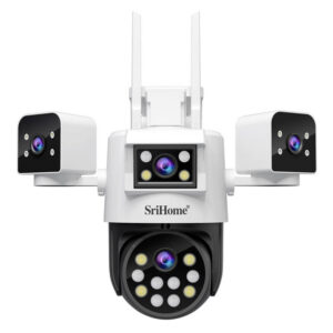 SRIHOME SH066 FHD Wi-Fi Beyaz Güvenlik IP Kamerası