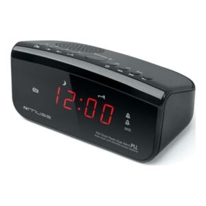MUSE M-12 CR Siyah Alarm Radyo Saat