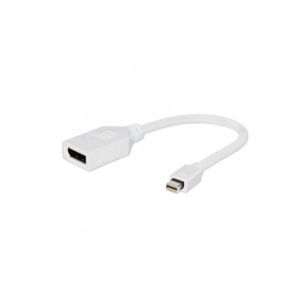 Adapter mini DisplayPort erkek/DisplayPort dişi CABLEXPERT A-mDPM-DPF-001-W