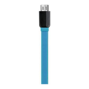 LE TOUCH LT-LAVIE mavi 1.2M USB A 2.0 erkek/microUSB B erkek kablo