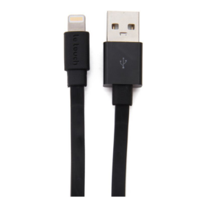 LE TOUCH LT-LAMOUR Siyah 1.5M USB A 2.0 Erkek/Lightning Erkek Kablo