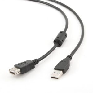 3M CABLEXPERT CCF2-USB2-AMAF-10 Bilgisayar Uzatma Kablosu Erkek/USB Dişi Siyah