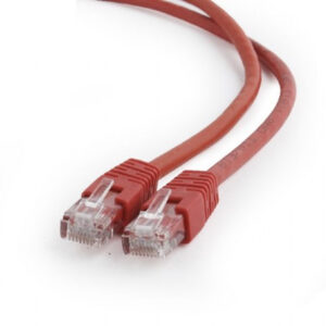 Patchcord UTP CAT6 erkek/erkek 0.25m CABLEXPERT PP6U-0.25M/R kırmızı