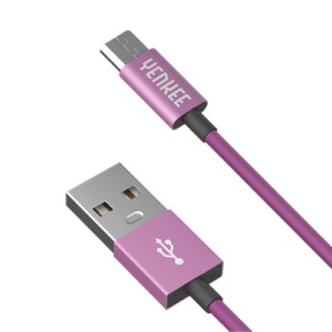 Kablo USB-A Erkek/MicroUSB-B Erkek 2.0 1m YCU 221 PPE Mor