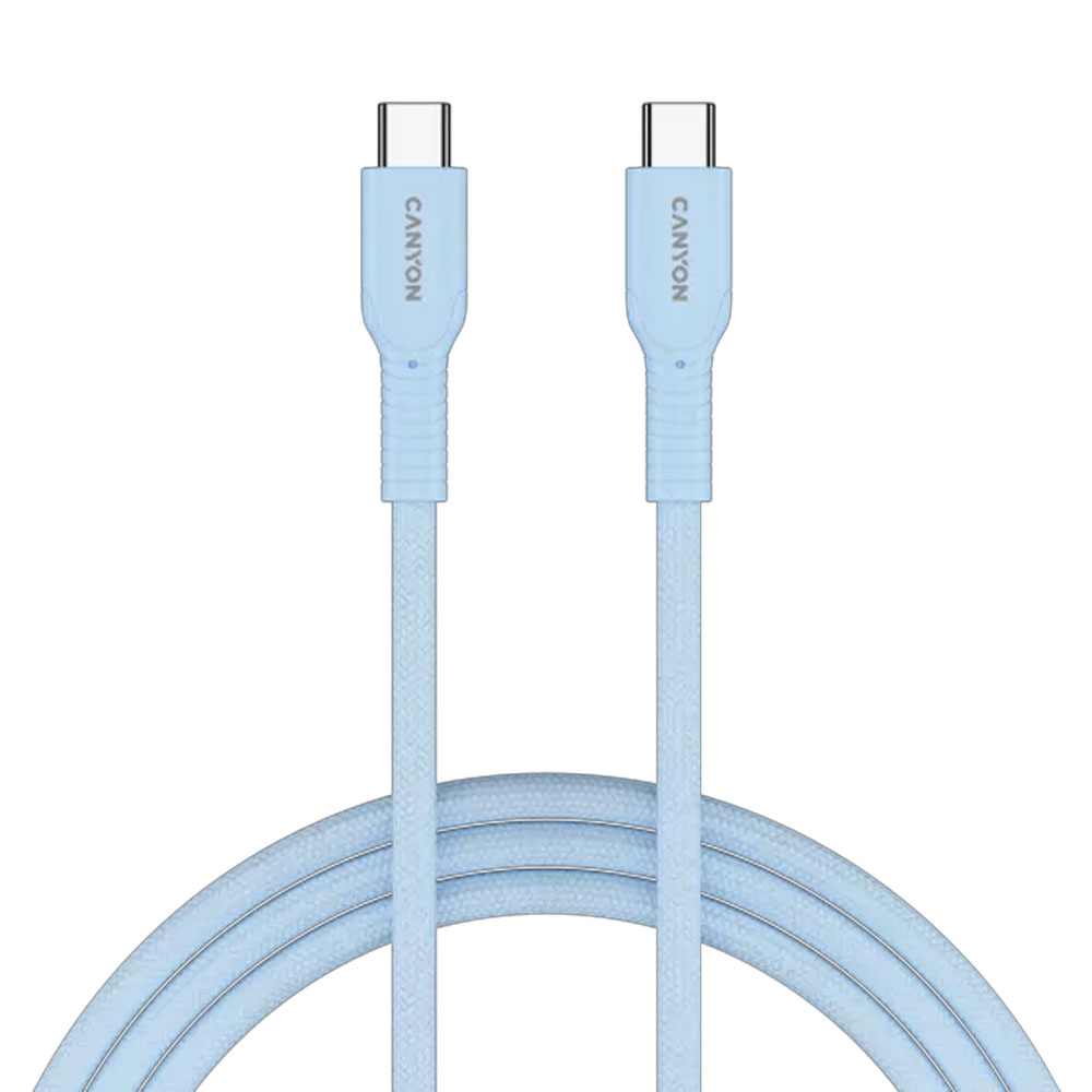 CANYON OnWire 60CL CND-CCAP60AB10LBL Mavi 1m USB-C Erkek/USB-C Erkek 2.0 Kablo