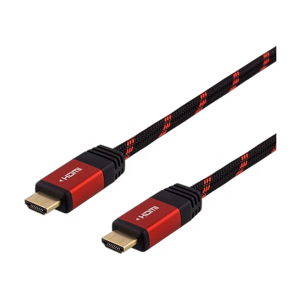 DELTACO GAM-016 3m HDMI-A Erkek/HDMI-A Erkek Kablo Siyah/Kırmızı