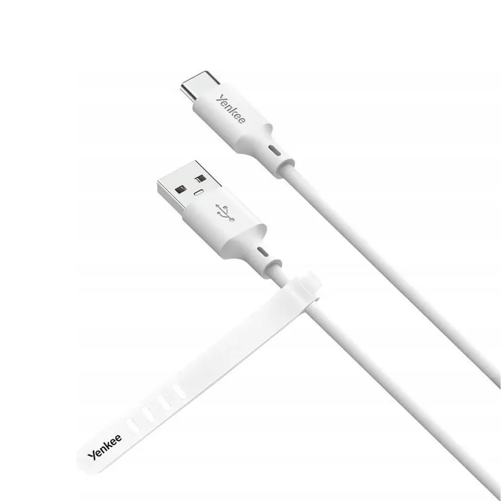 YENKEE YCU 315 WH Beyaz USB-A Erkek/USB-C Erkek 2.0 Kablo 1.5m