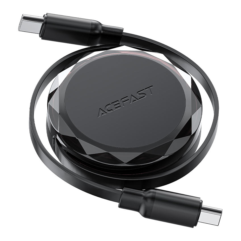 ACEFAST C13-03 Siyah 0.8m USB-C Erkek/USB-C Erkek Kablo