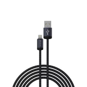 Cable USB-A male/Lightning male 2.0 2m DEVIA EC650 black