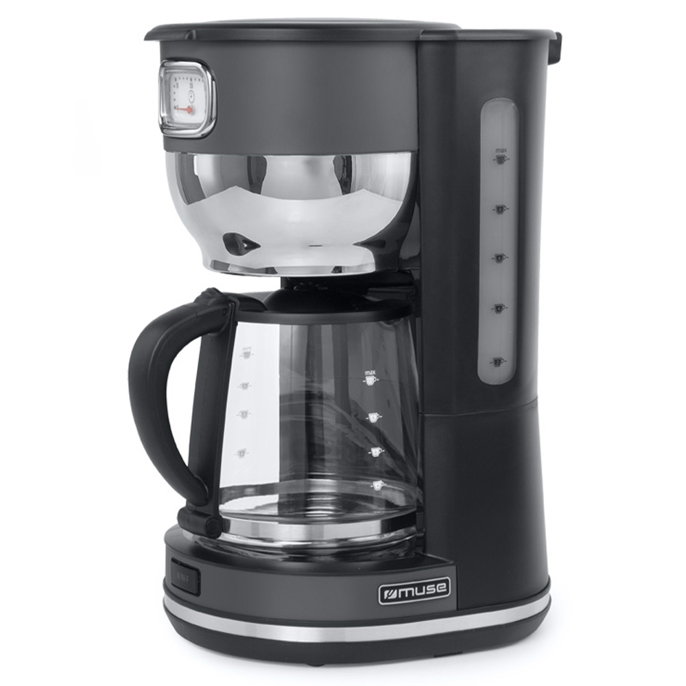 Filter Coffee Machine MUSE MS-220 DG black/silver