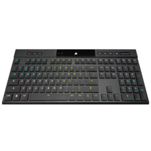 CORSAIR K100 Air Ultra İnce RGB Kablosuz Gaming Klavye US CH-913A01U-NA siyah